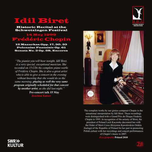 Idil Biret: Idil Biret at Schwetzingen Festival, 14 May 1999 - VINYL
