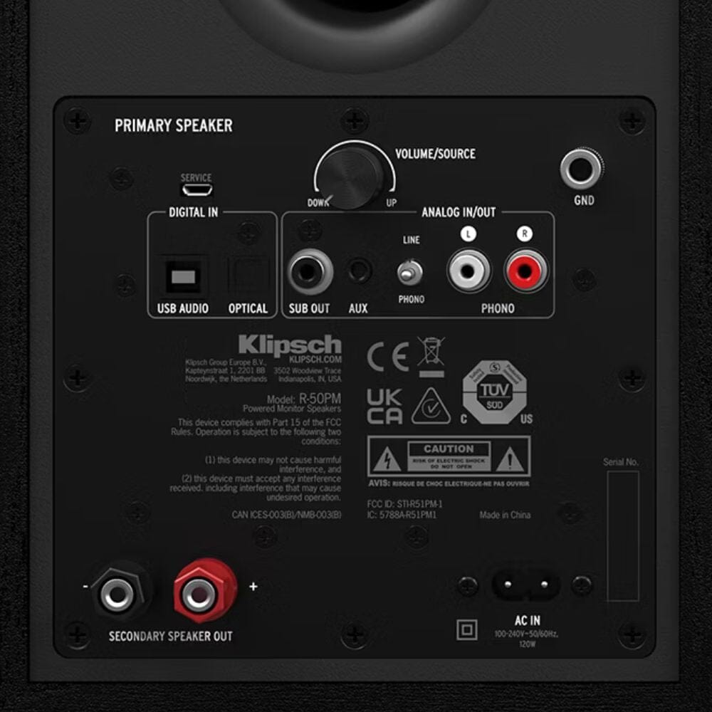Klipsch R-50PM Active Speakers + Pro-Ject T1 EVO Turntable