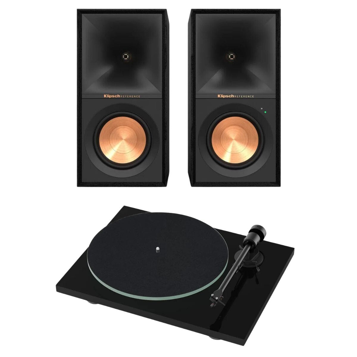 Klipsch R-50PM Active Speakers + Pro-Ject T1 EVO Turntable