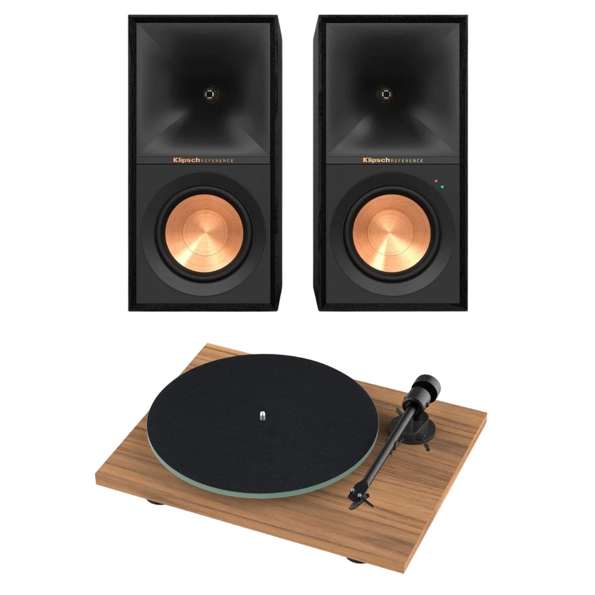 Klipsch R-50PM Active Speakers + Pro-Ject T1 EVO Turntable