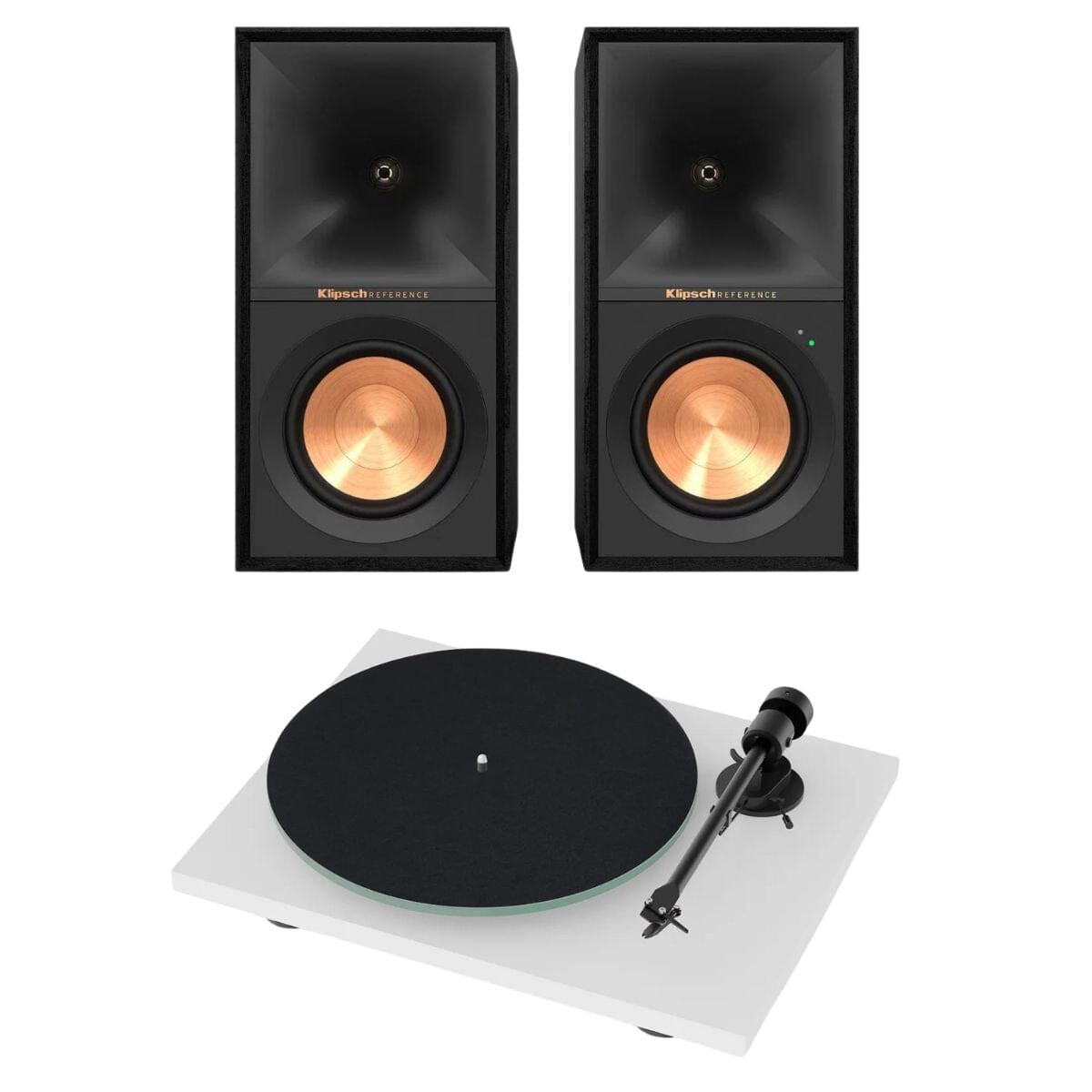 Klipsch R-50PM Active Speakers + Pro-Ject T1 EVO Turntable