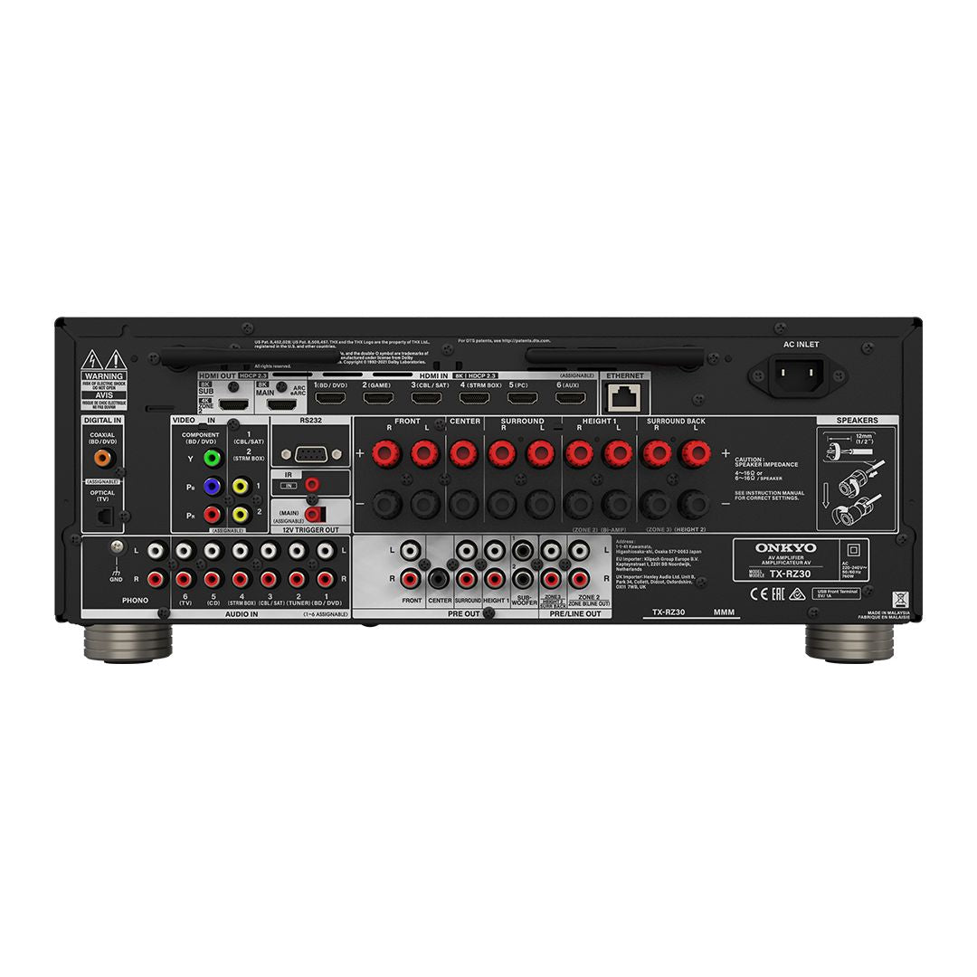 Onkyo TX-RZ30 9.2 Channel AV Receiver