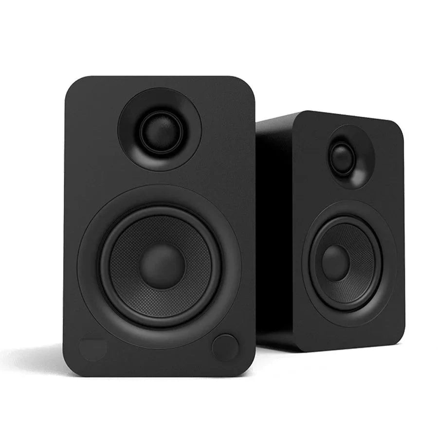 Victrola Automatic Bluetooth Turntable + Kanto Audio YU 4" Active Bookshelf Speakers